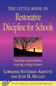 Book cover for restorative discipline in schools