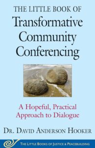 Book cover for transformative community conferencing 