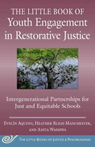 Book cover for youth engagement in restorative justice