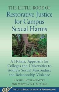 Book cover for restorative justice for campus sexual harms